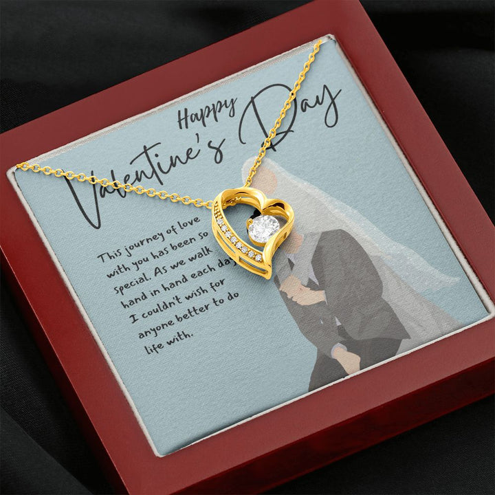 Happy Valentine's Day | A Love to Last a Lifetime - Forever Love Necklace