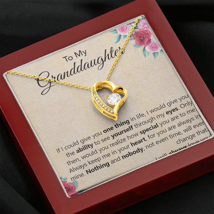 To My Granddaughter | The Special Person You Are to Me - Forever Love Necklace