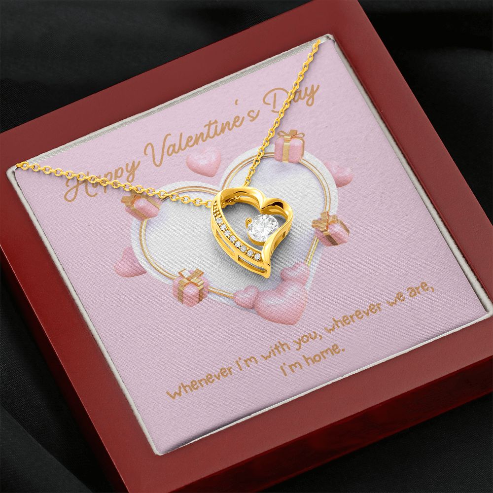 Happy Valentine's Day | Home with You - Forever Love Necklace