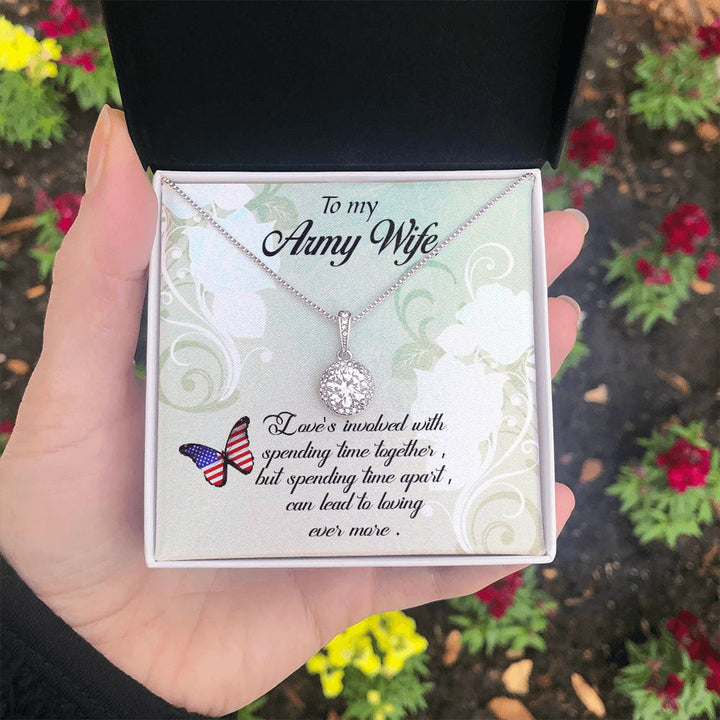 To My Wife | To My Army Wife - Eternal Hope Necklace