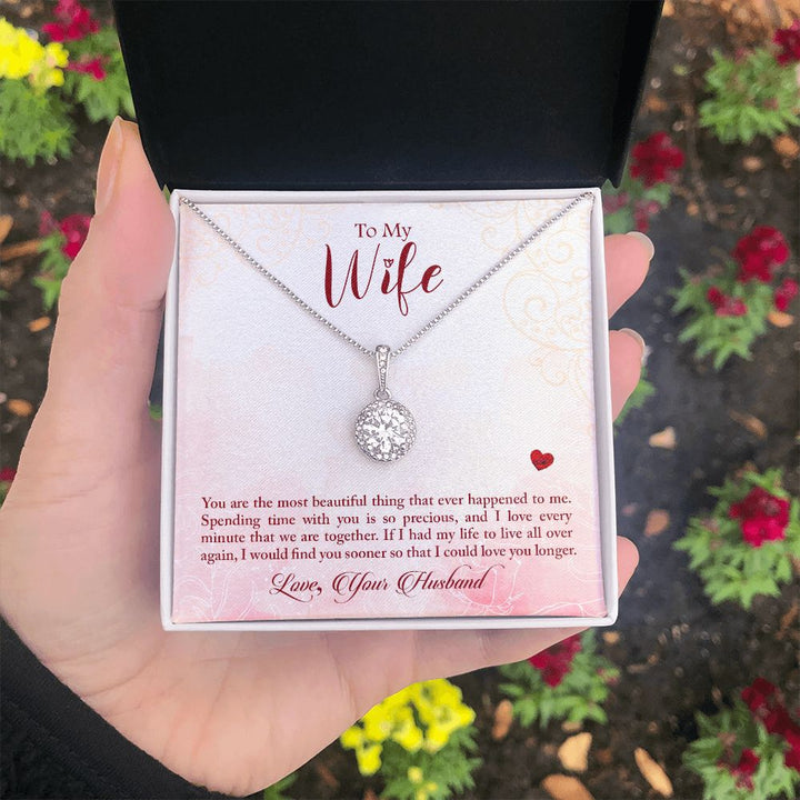 To My Wife | Precious Time Together - Eternal Hope Necklace