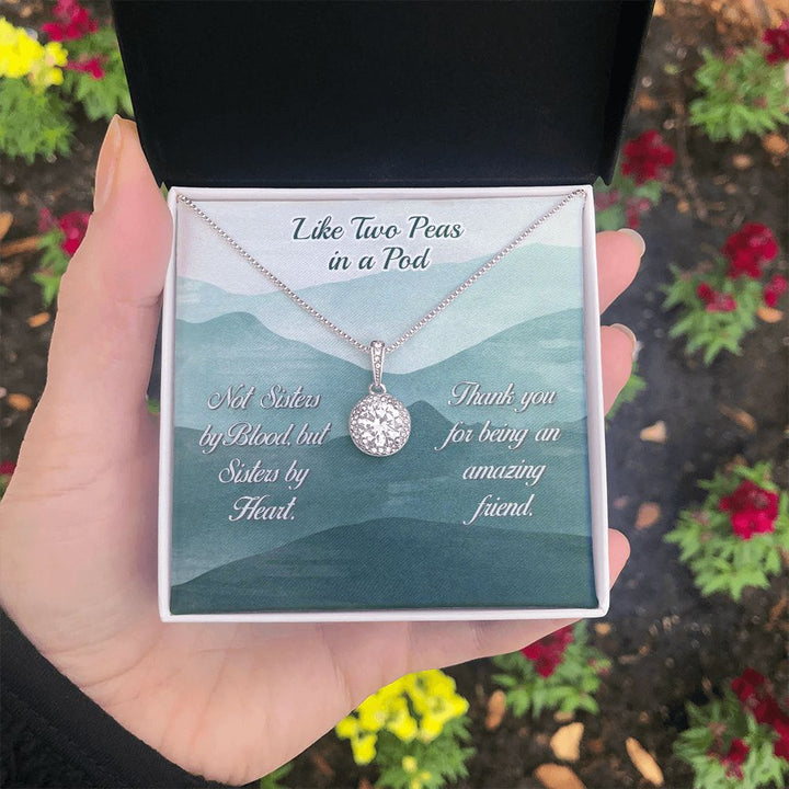 To My Friend | Like Two Peas in a Pod - Eternal Hope Necklace