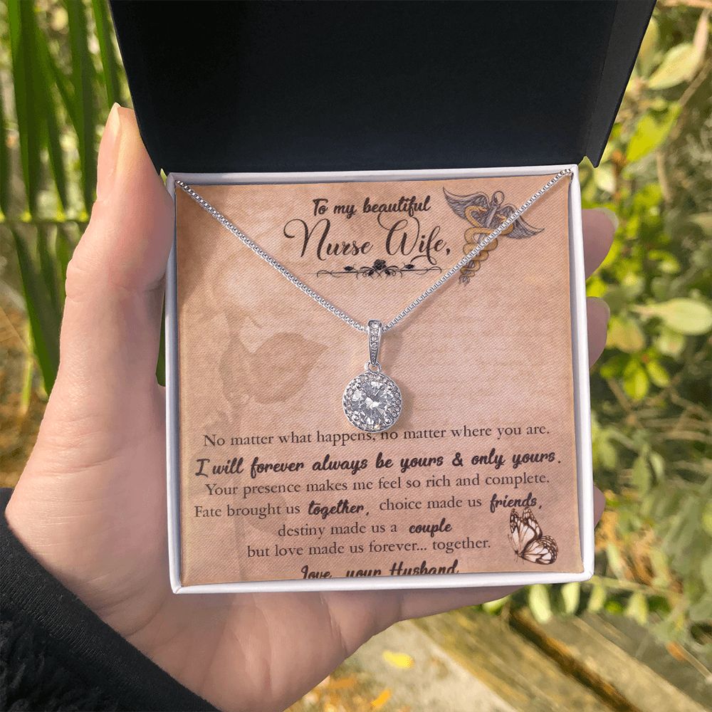 To My Wife | To My Beautiful Nurse Wife - Eternal Hope Necklace