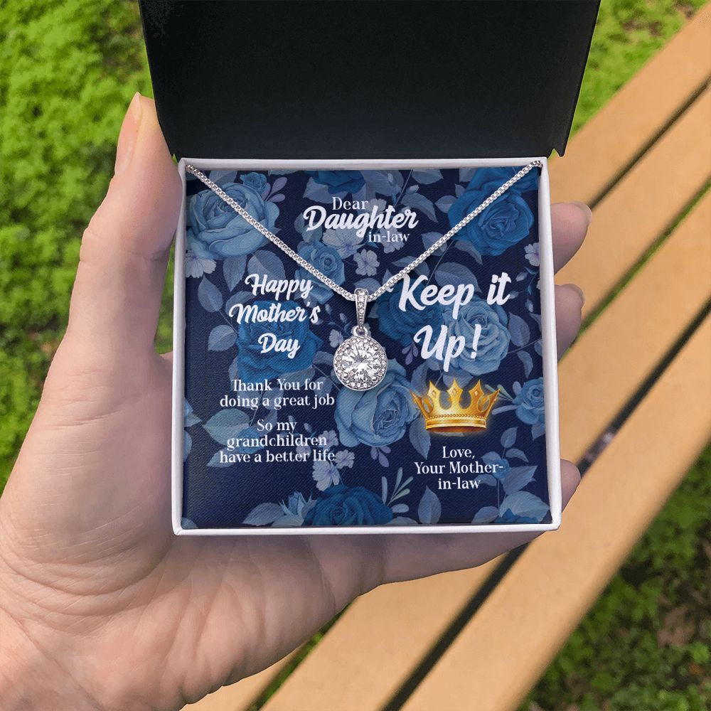 Mother's Day | Keep it up! Love, Mother-in-Law - Eternal Hope Necklace
