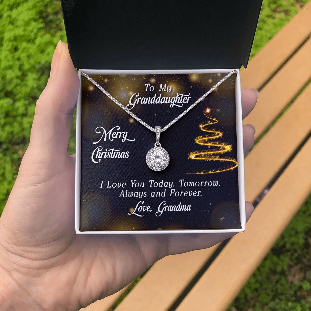 To My Granddaughter | Merry Christmas - Eternal Hope Necklace