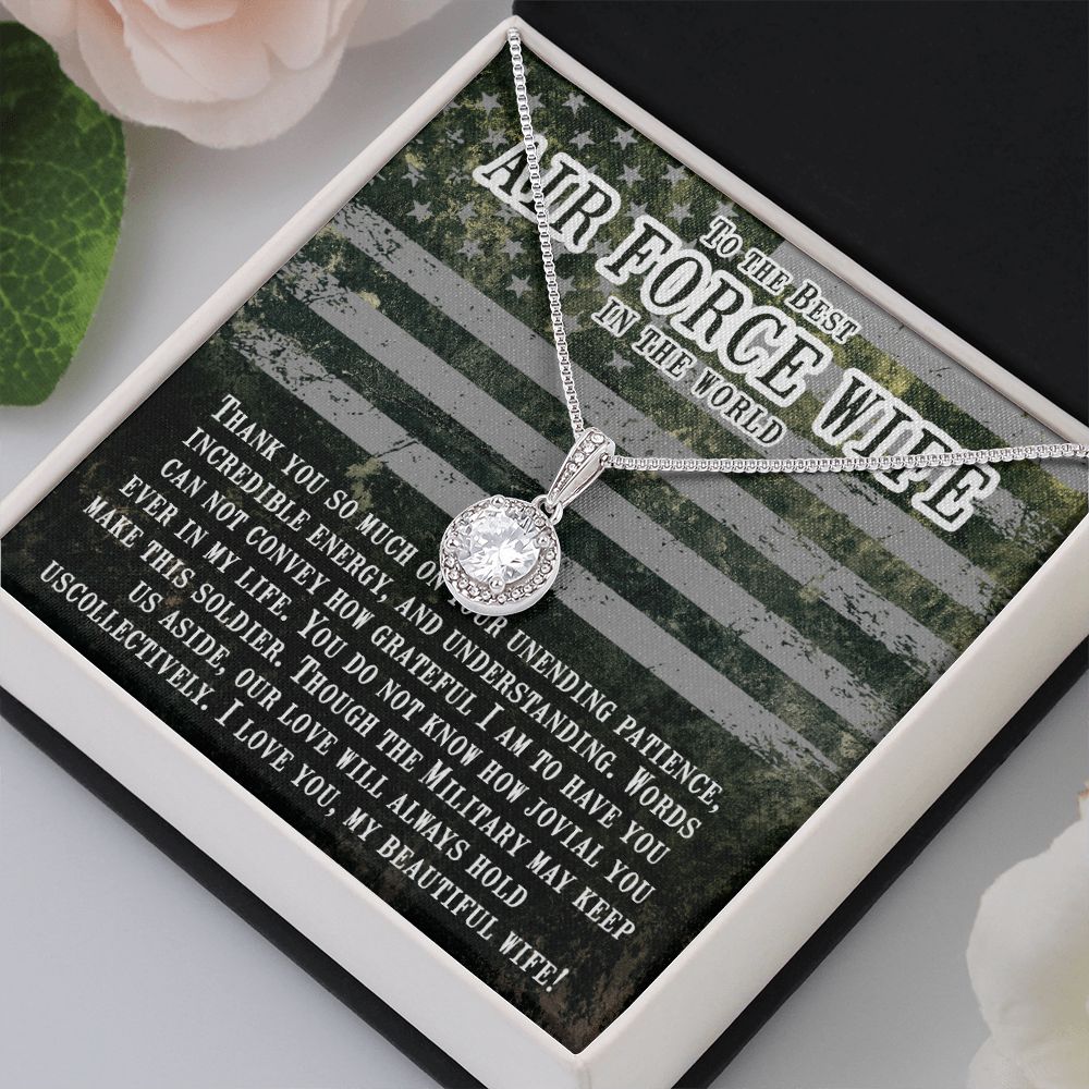 To My Air Force Wife | A Force to be Reckoned With - Eternal Hope Necklace