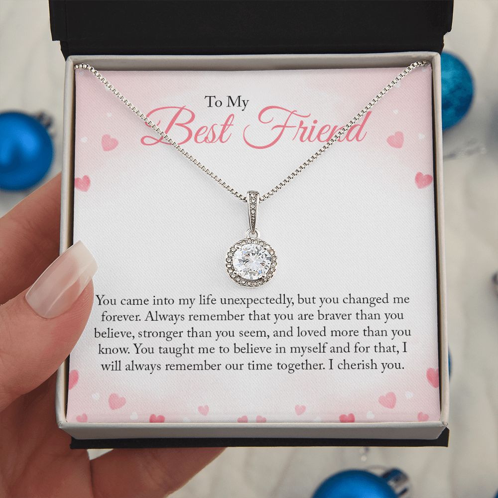 To My Best Friend | I Cherish You - Eternal Hope Necklace