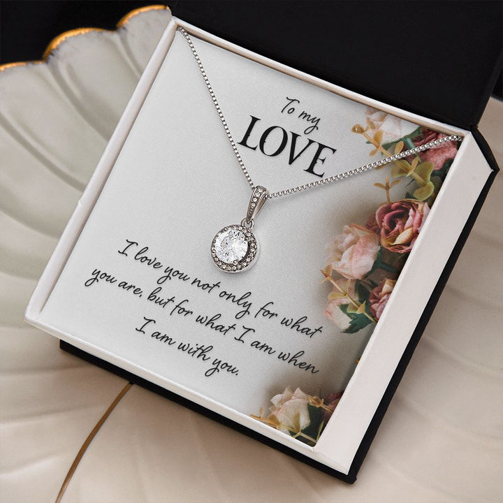 To My Wife | I Love You not Only - Eternal Hope Necklace