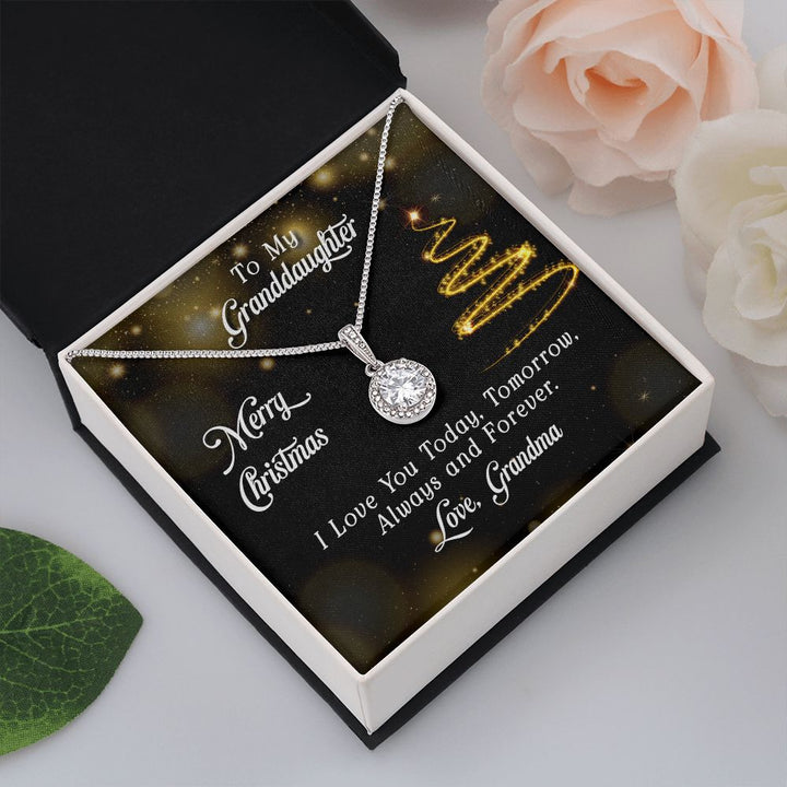 To My Granddaughter | Merry Christmas - Eternal Hope Necklace