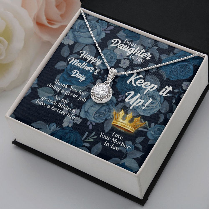 Mother's Day | Keep it up! Love, Mother-in-Law - Eternal Hope Necklace
