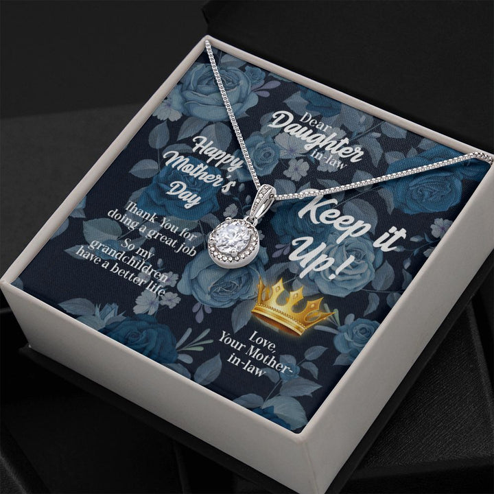 Mother's Day | Keep it up! Love, Mother-in-Law - Eternal Hope Necklace