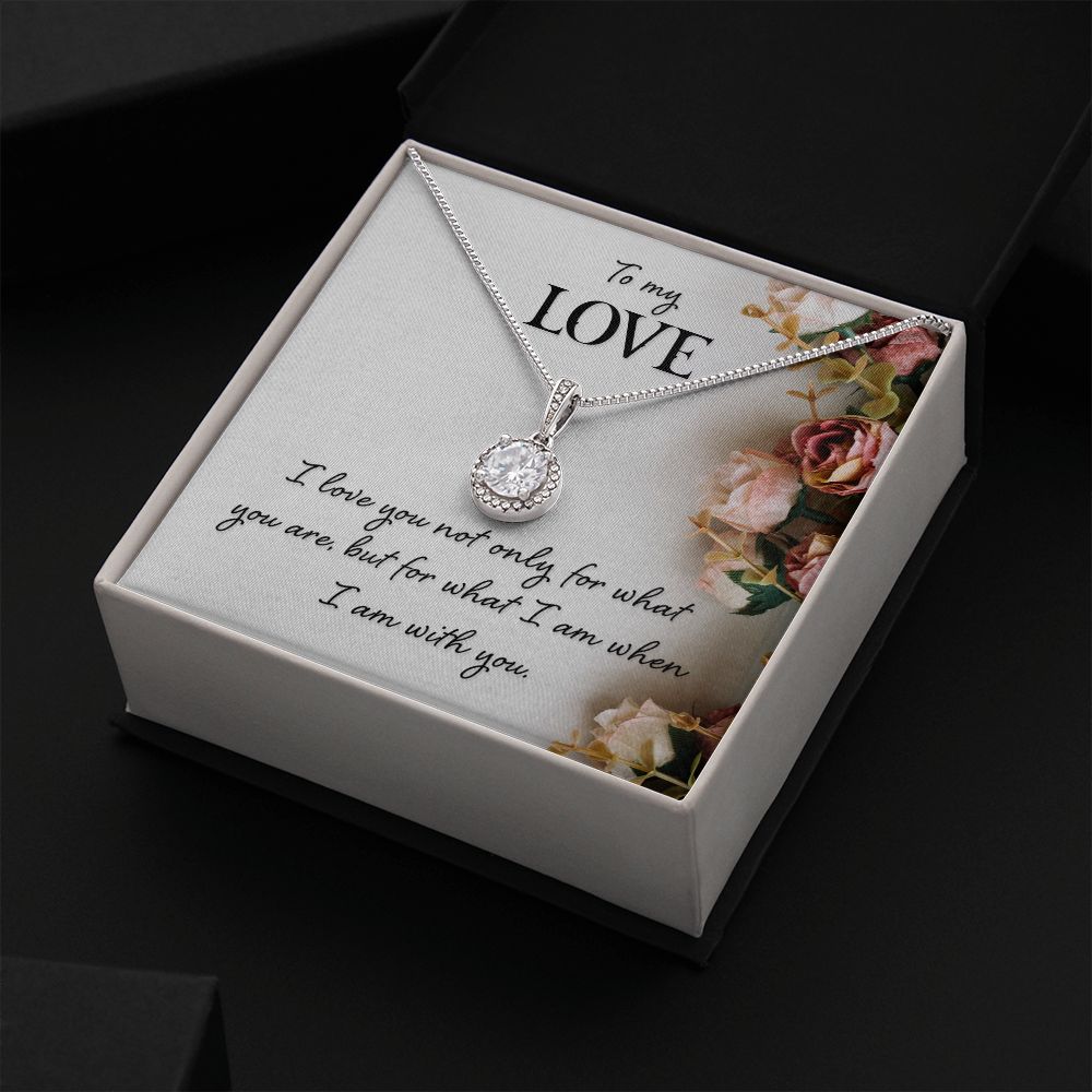 To My Wife | I Love You not Only - Eternal Hope Necklace