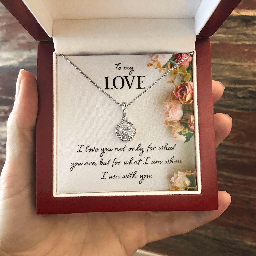 To My Wife | I Love You not Only - Eternal Hope Necklace