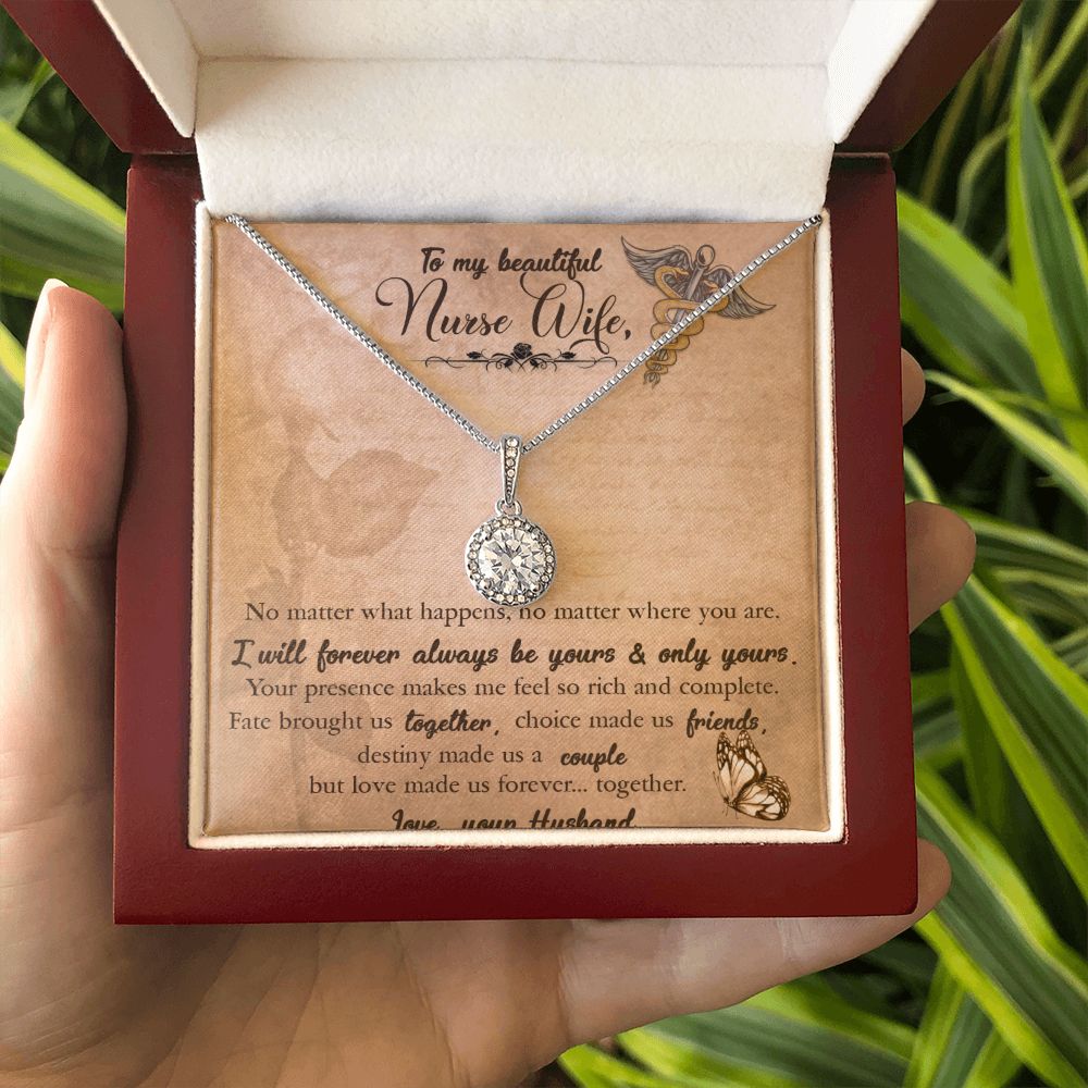 To My Wife | To My Beautiful Nurse Wife - Eternal Hope Necklace