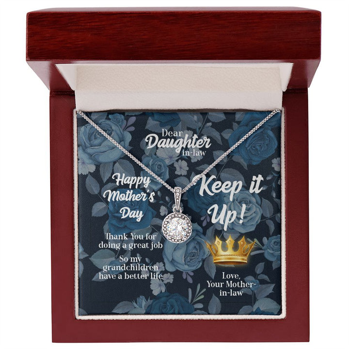 Mother's Day | Keep it up! Love, Mother-in-Law - Eternal Hope Necklace
