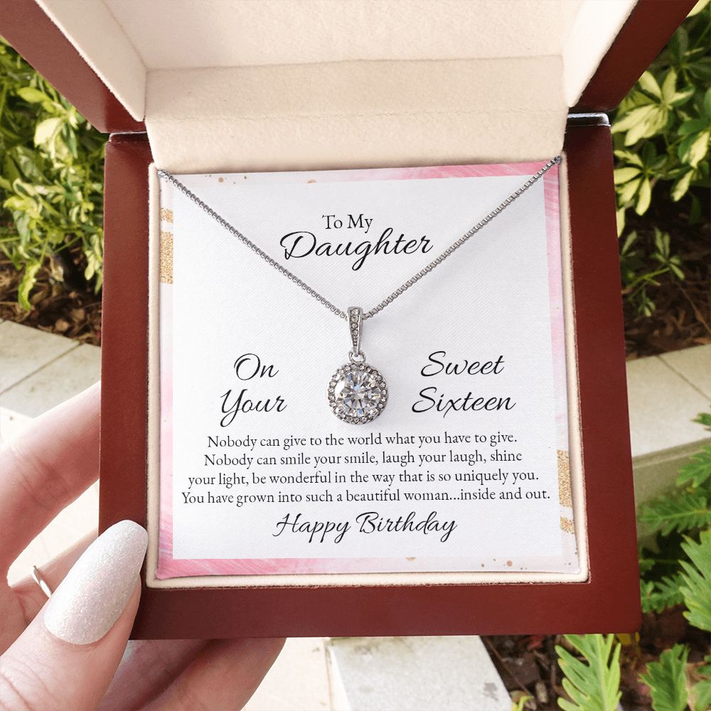 To My Daughter | Nobody can give to the world what you have to give - Eternal Hope Necklace