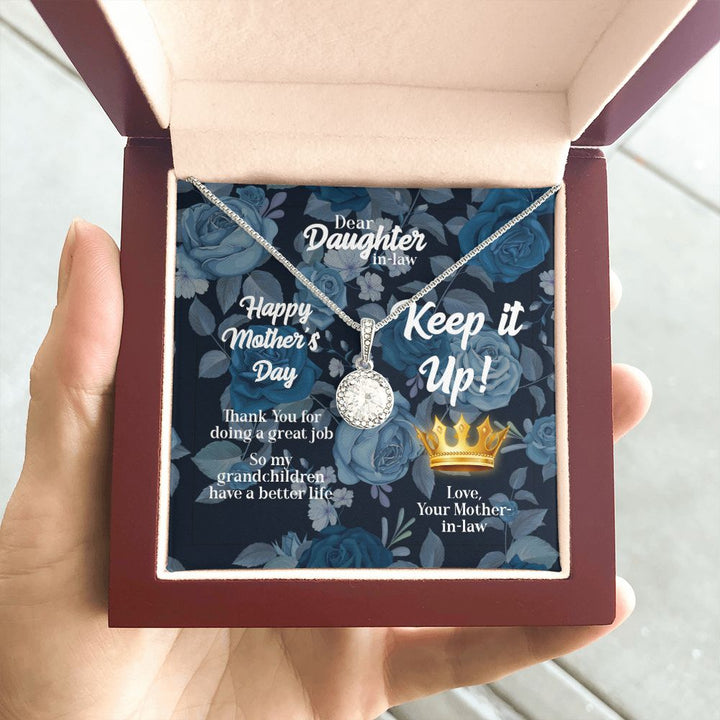 Mother's Day | Keep it up! Love, Mother-in-Law - Eternal Hope Necklace