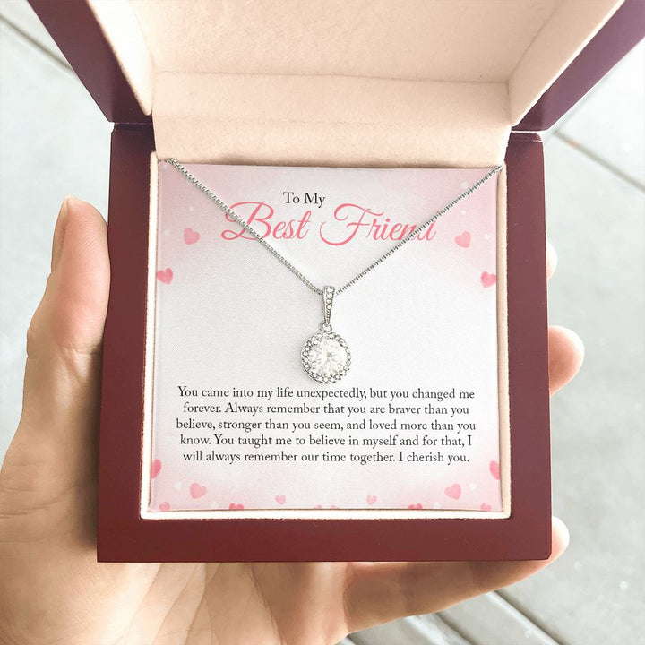 To My Best Friend | I Cherish You - Eternal Hope Necklace