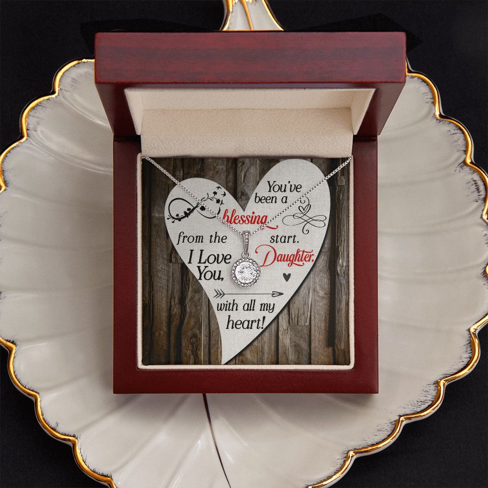 To My Daughter | I love you with all my heart - Eternal Hope Necklace