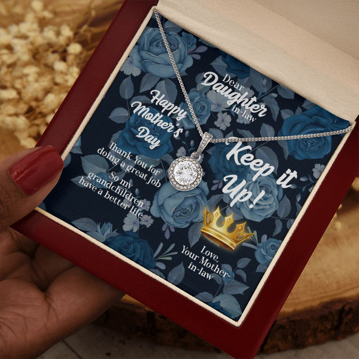 Mother's Day | Keep it up! Love, Mother-in-Law - Eternal Hope Necklace