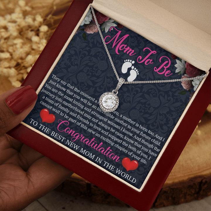 To Our Mom | Best New Mom in the World - Eternal Hope Necklace