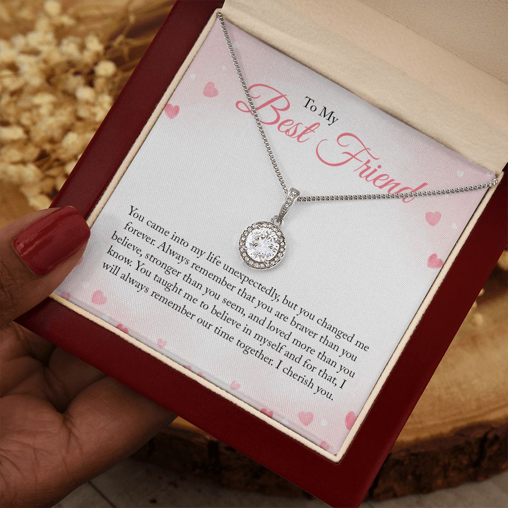 To My Best Friend | I Cherish You - Eternal Hope Necklace