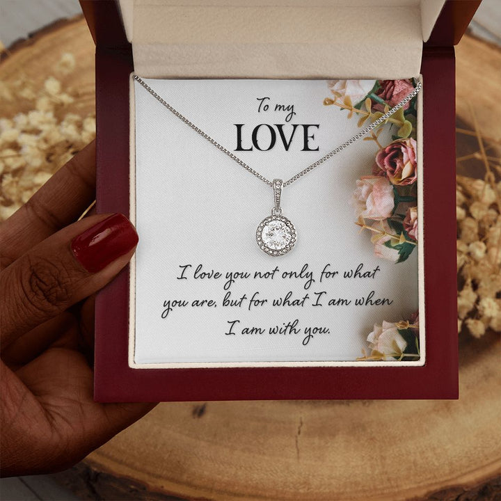To My Wife | I Love You not Only - Eternal Hope Necklace