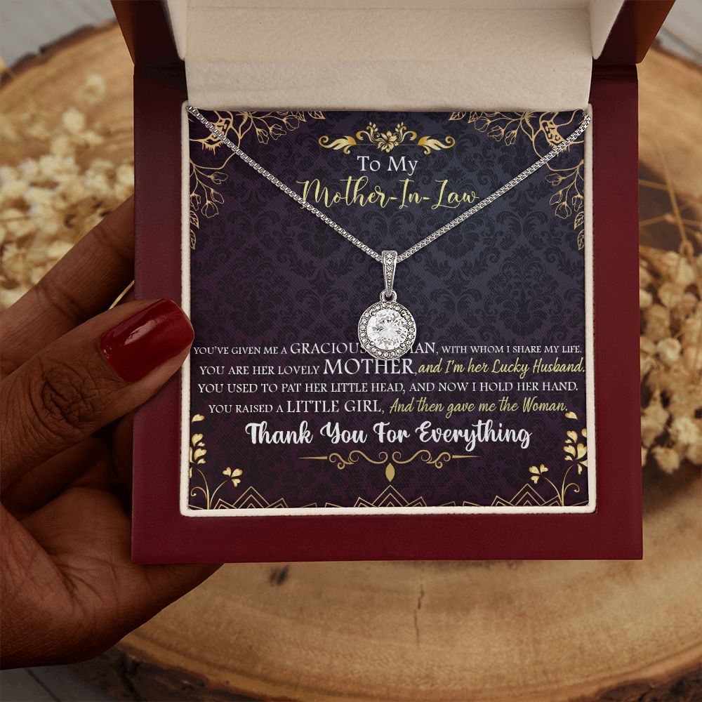 To My Mother-in-Law | Thank You for Raising the Love of My Life - Eternal Hope Necklace