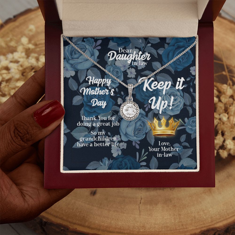 Mother's Day | Keep it up! Love, Mother-in-Law - Eternal Hope Necklace