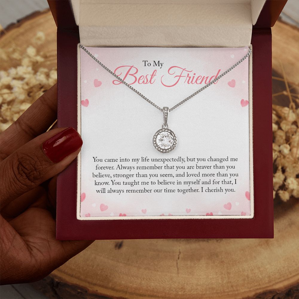 To My Best Friend | I Cherish You - Eternal Hope Necklace