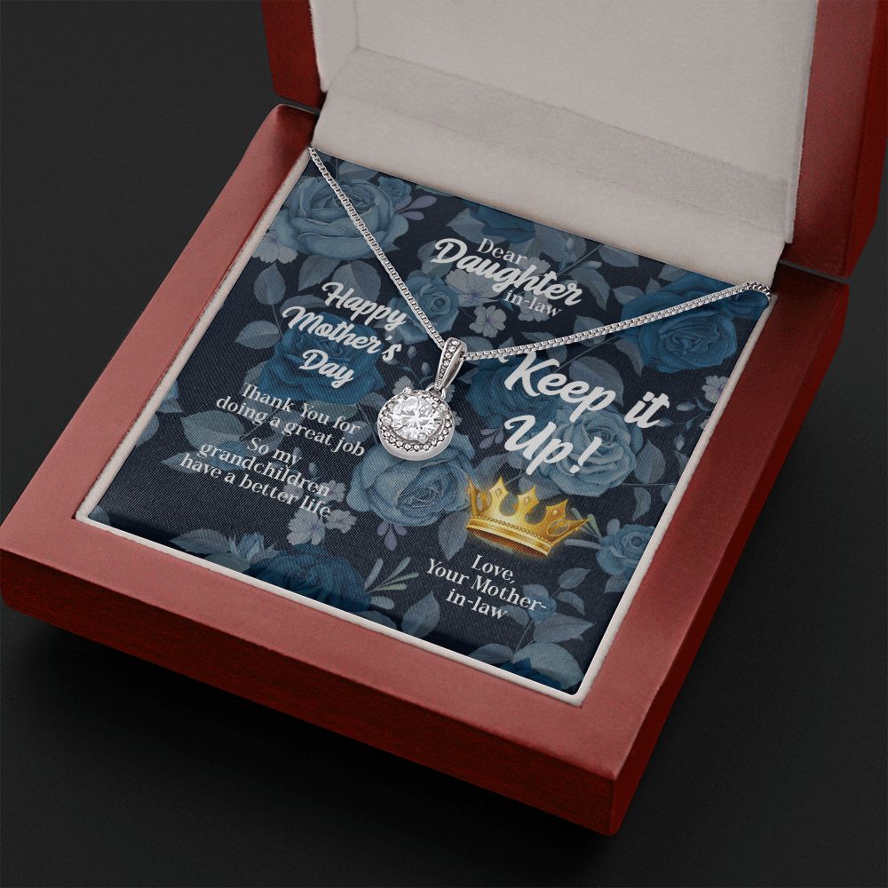 Mother's Day | Keep it up! Love, Mother-in-Law - Eternal Hope Necklace