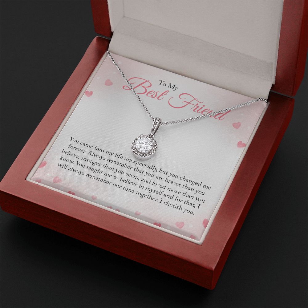 To My Best Friend | I Cherish You - Eternal Hope Necklace
