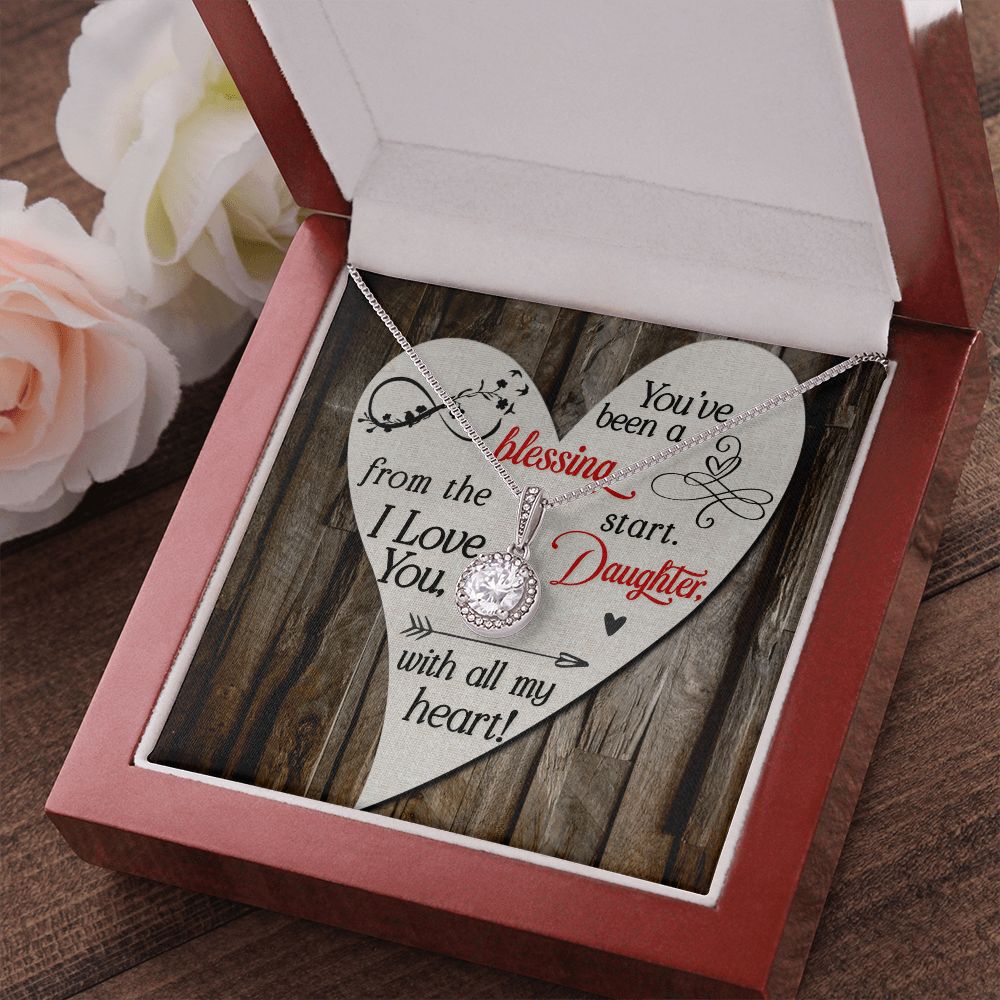 To My Daughter | I love you with all my heart - Eternal Hope Necklace