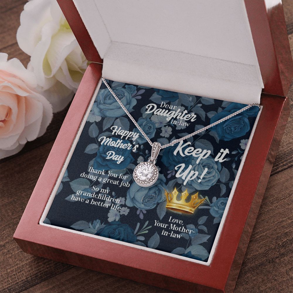 Mother's Day | Keep it up! Love, Mother-in-Law - Eternal Hope Necklace