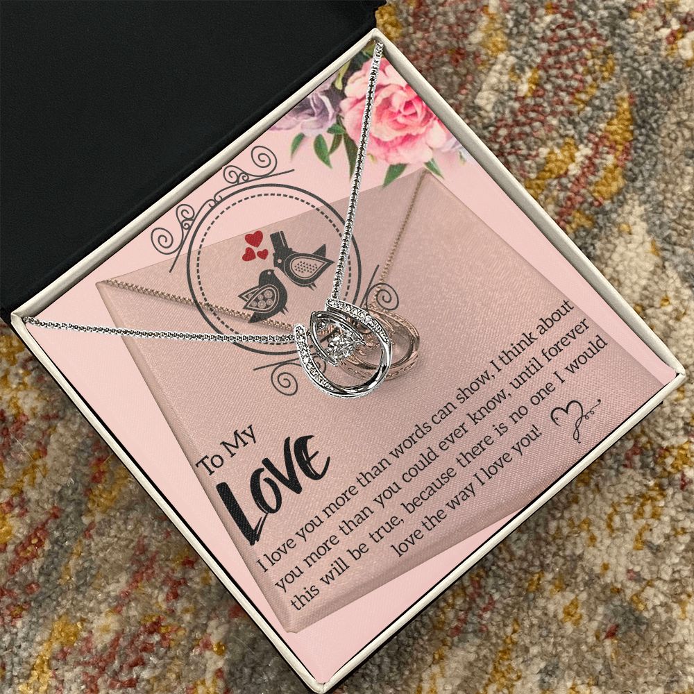 To My Love | I love you more - Lucky in Love Necklace