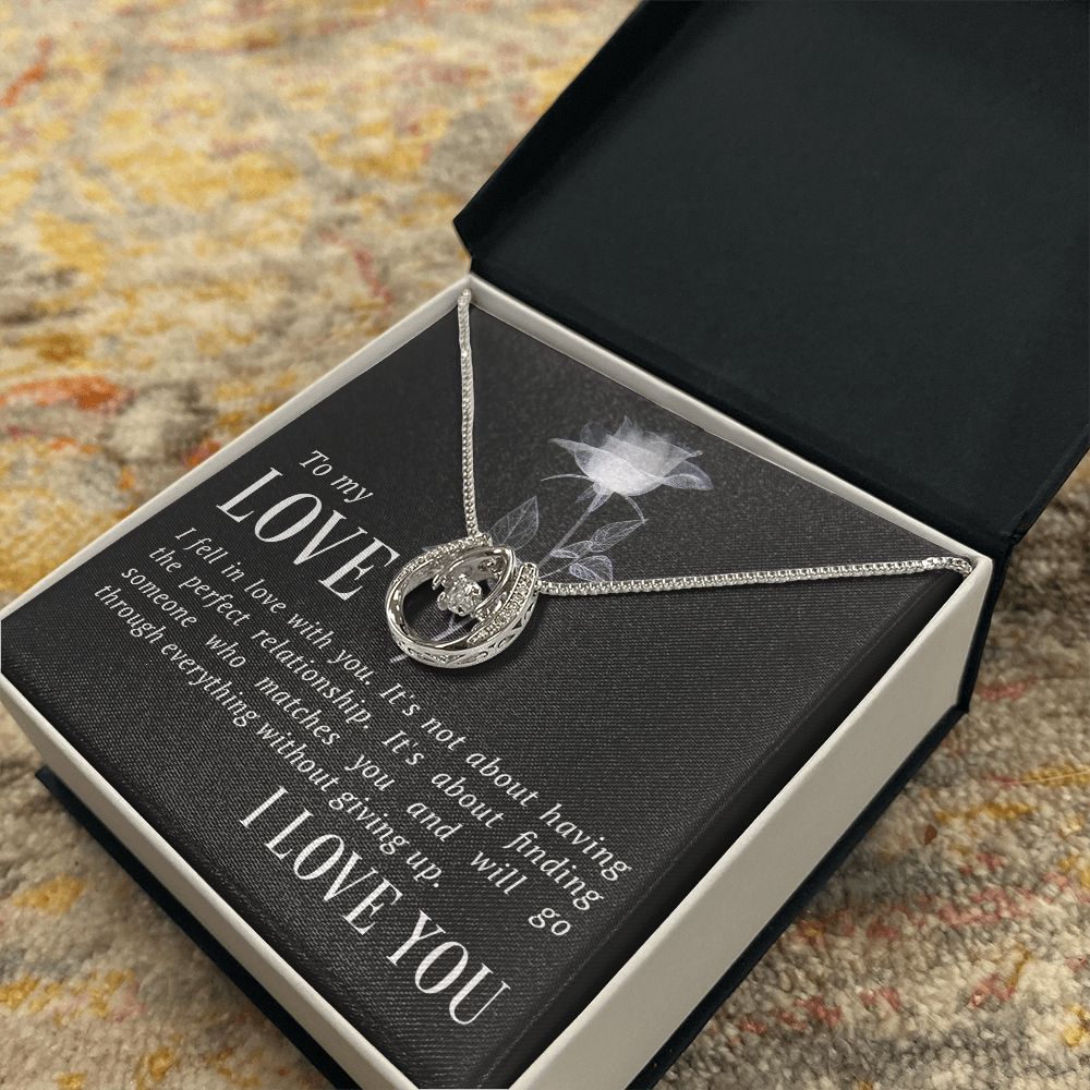 To My Love | I fell in Love - Lucky in Love Necklace