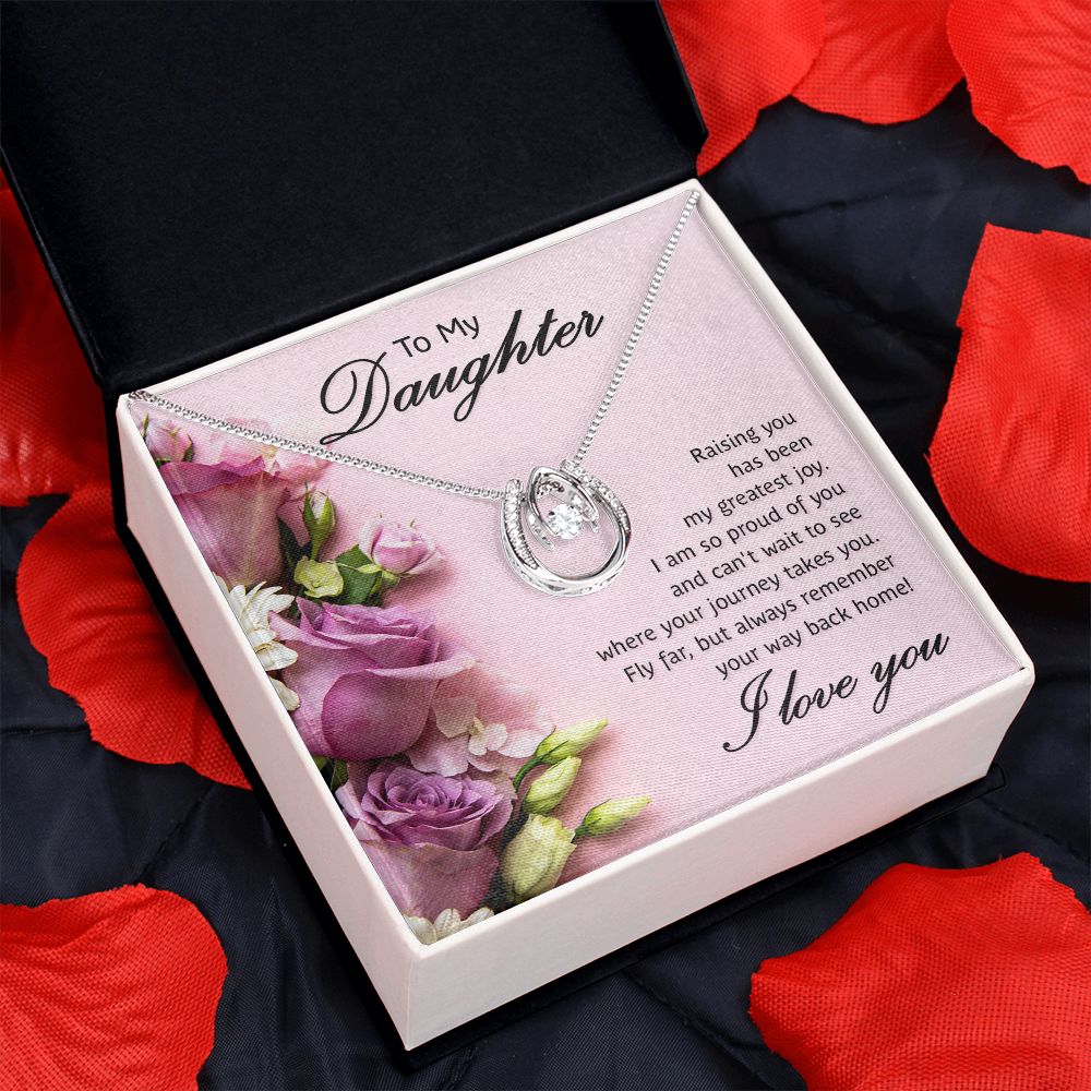 To My Daughter | Raising You - Lucky in Love Necklace