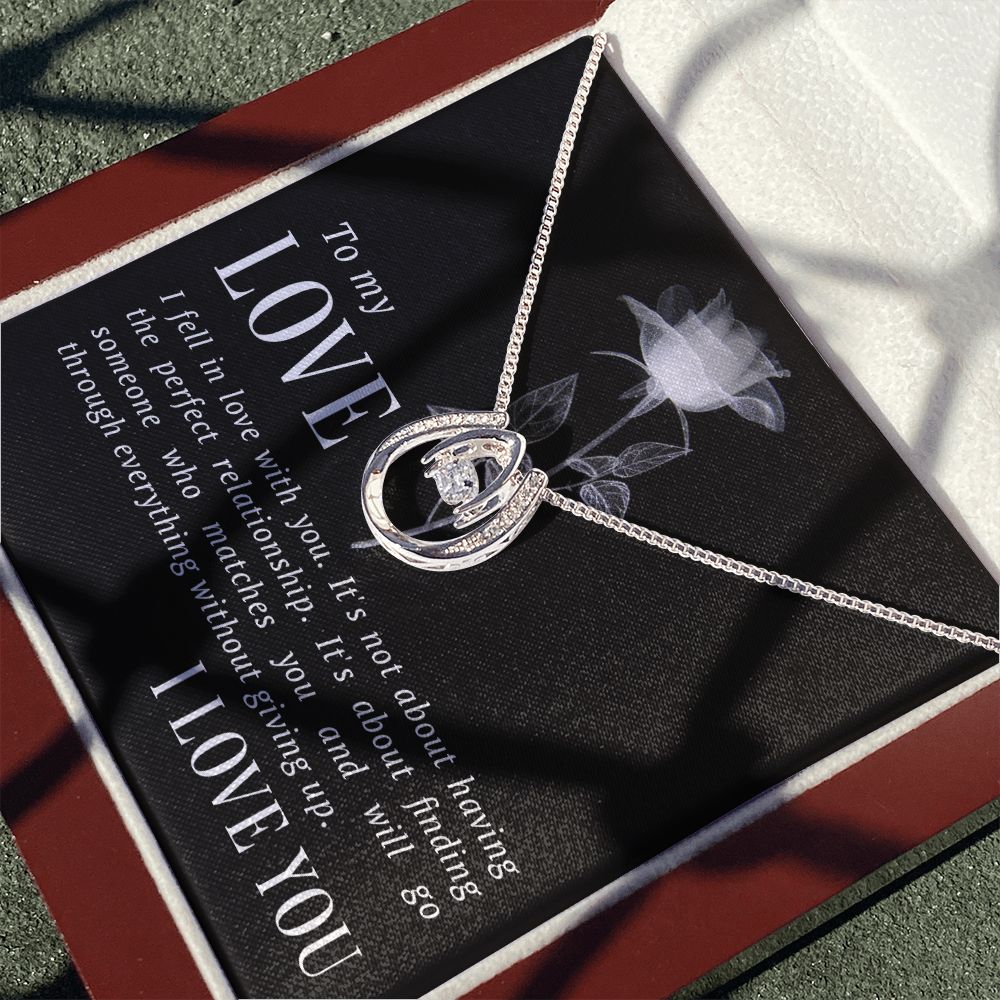 To My Love | I fell in Love - Lucky in Love Necklace