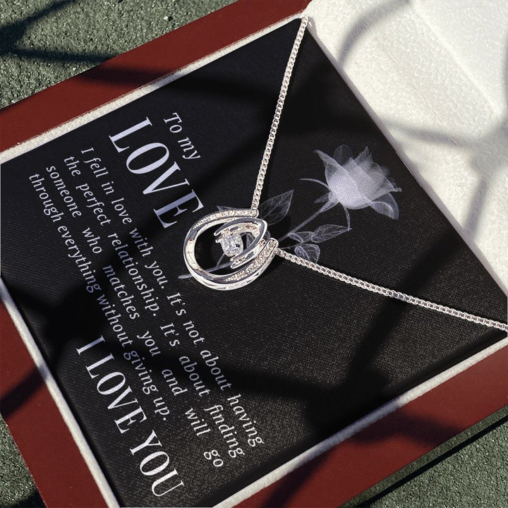 To My Love | I fell in Love - Lucky in Love Necklace