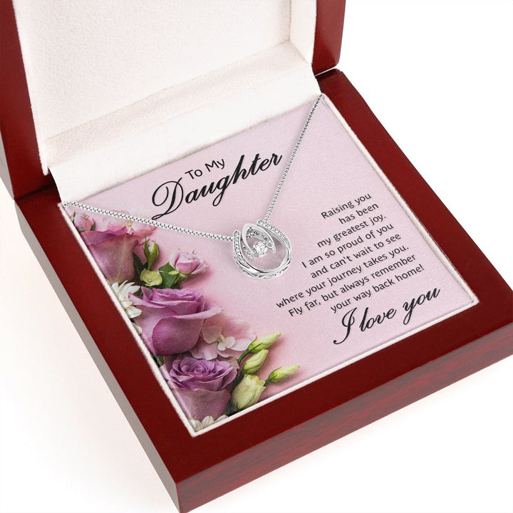 To My Daughter | Raising You - Lucky in Love Necklace