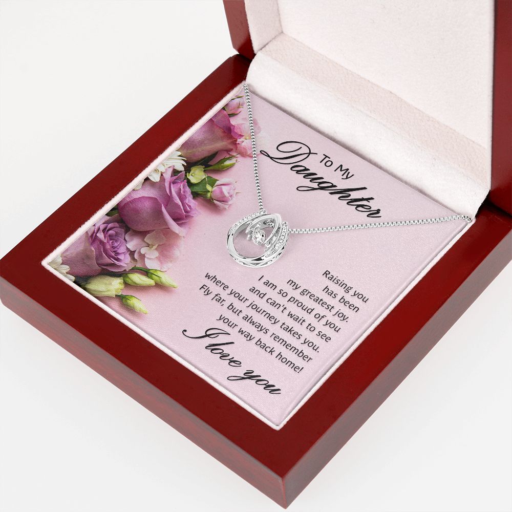 To My Daughter | Raising You - Lucky in Love Necklace