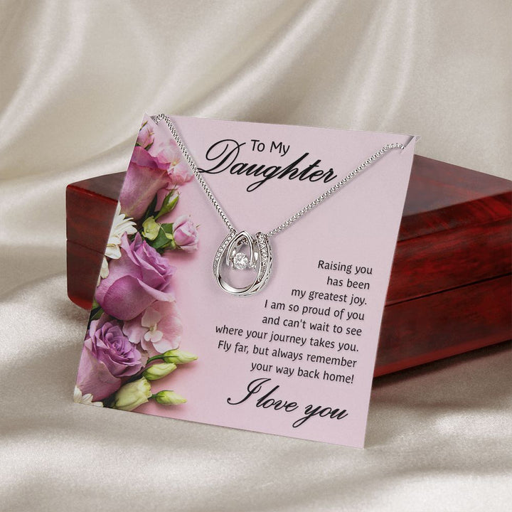 To My Daughter | Raising You - Lucky in Love Necklace