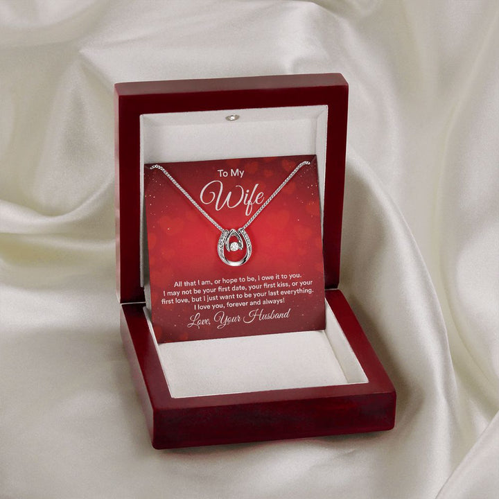 To My Wife | All that I am - Lucky in Love Necklace