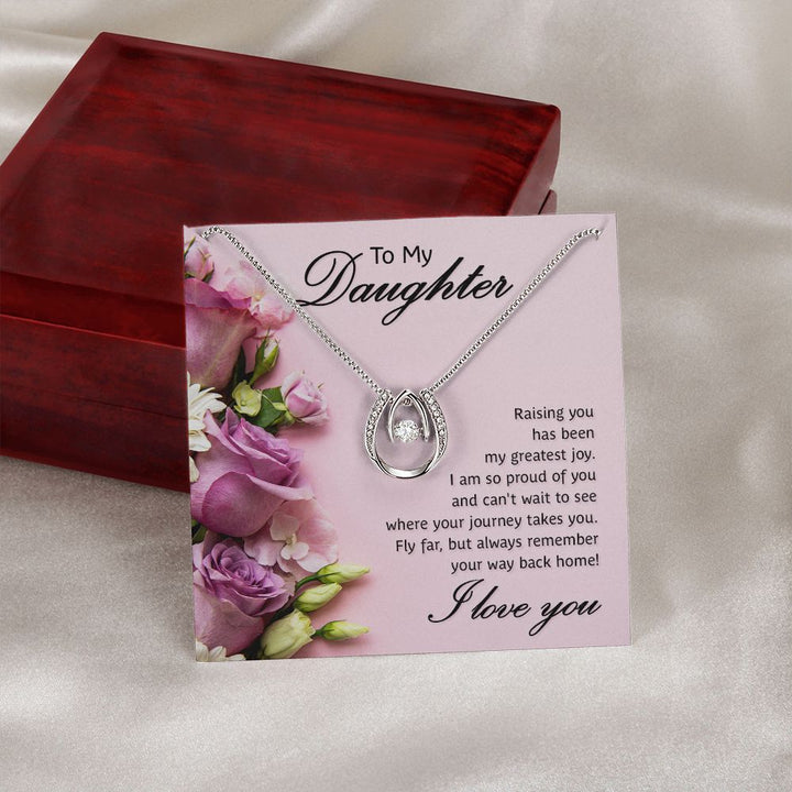 To My Daughter | Raising You - Lucky in Love Necklace