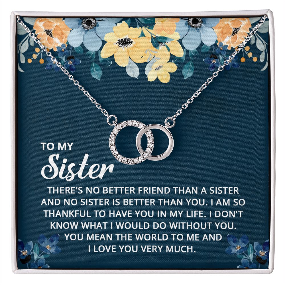 To My Sister | I don't know what I would do without you - Perfect Pair Necklace