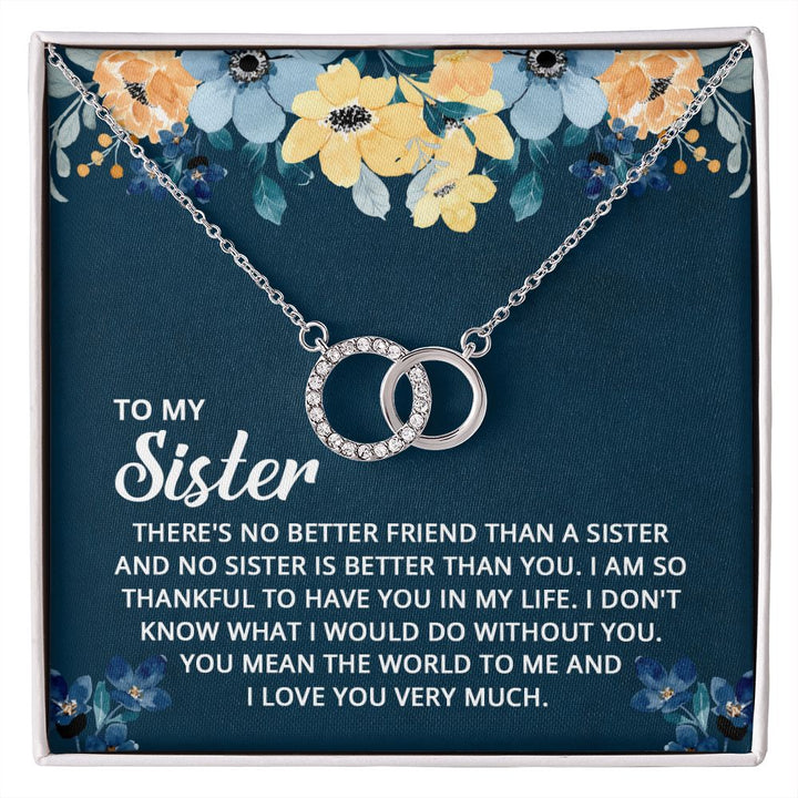 To My Sister | I don't know what I would do without you - Perfect Pair Necklace