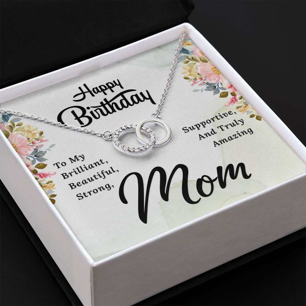 To My Mom | Happy Birthday Mom! - Perfect Pair Necklace