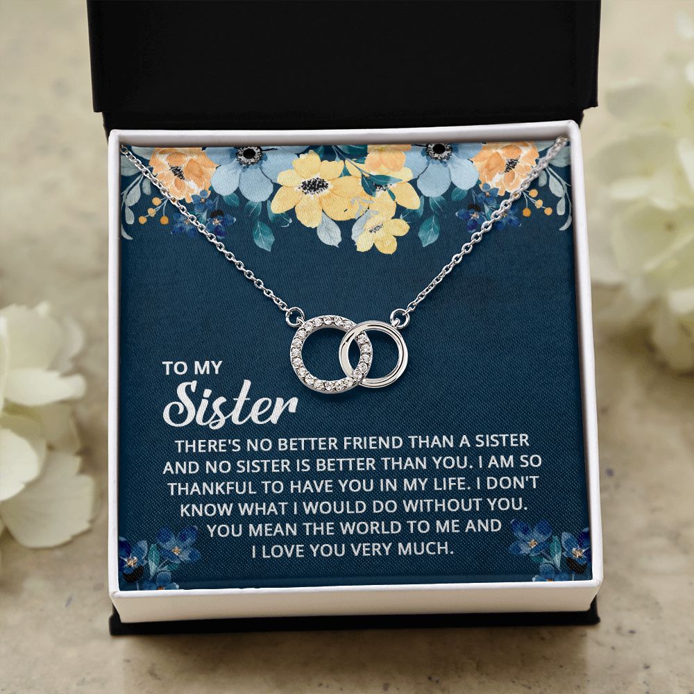 To My Sister | I don't know what I would do without you - Perfect Pair Necklace