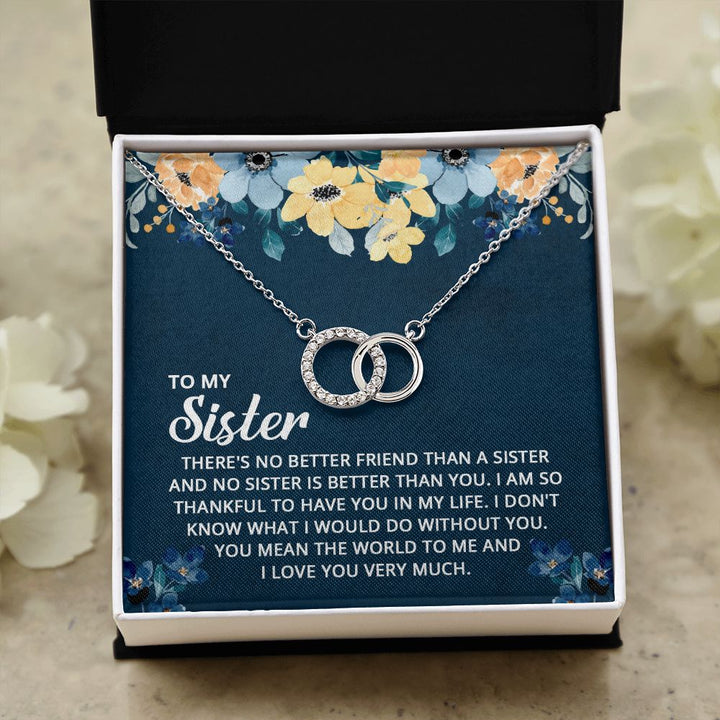 To My Sister | I don't know what I would do without you - Perfect Pair Necklace