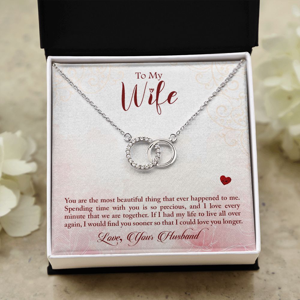 To My Wife | Timeless Love Story - Perfect Pair Necklace
